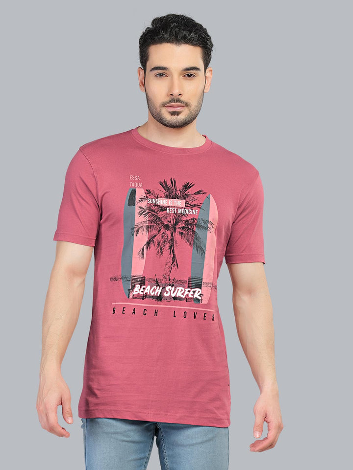 graphix printed t-shirt for men #color_rosy-pink