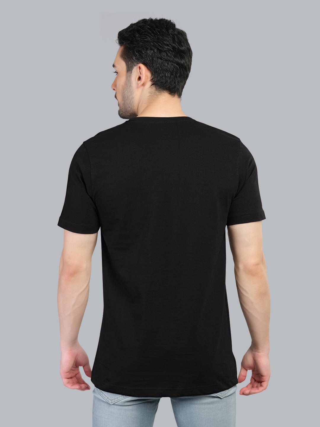graphix printed t-shirt for men #color_black