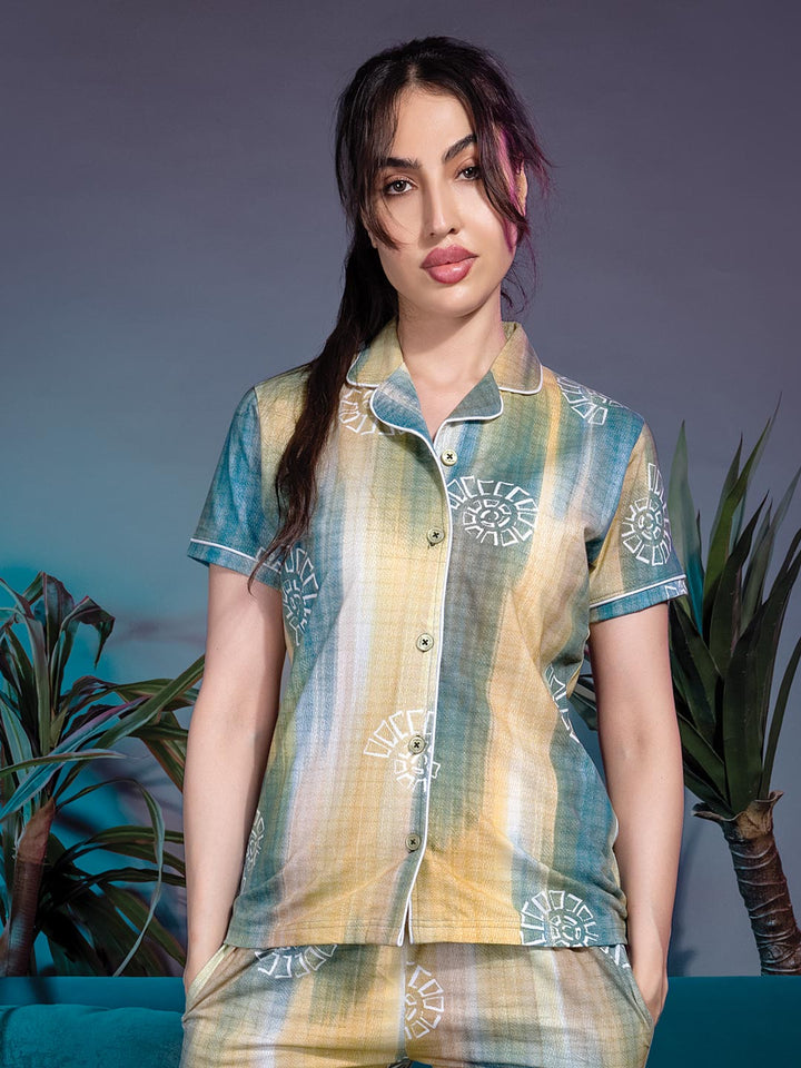 aara full pant set for women with collar