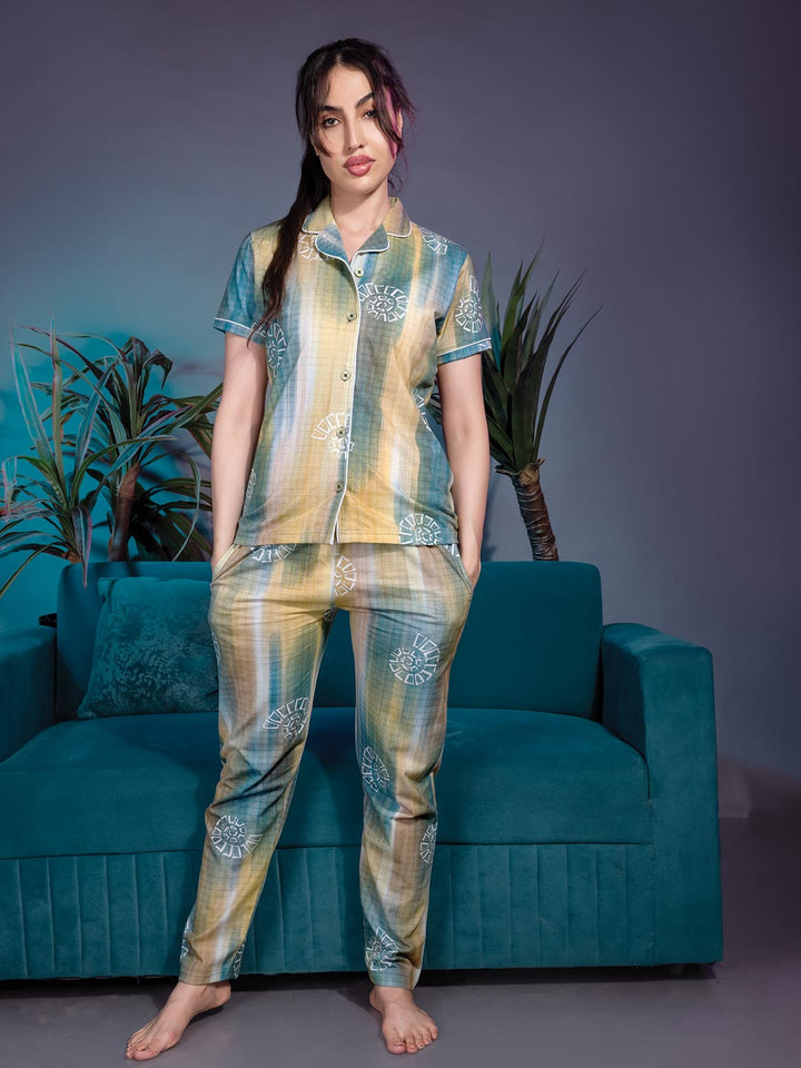 aara full pant set for women with collar