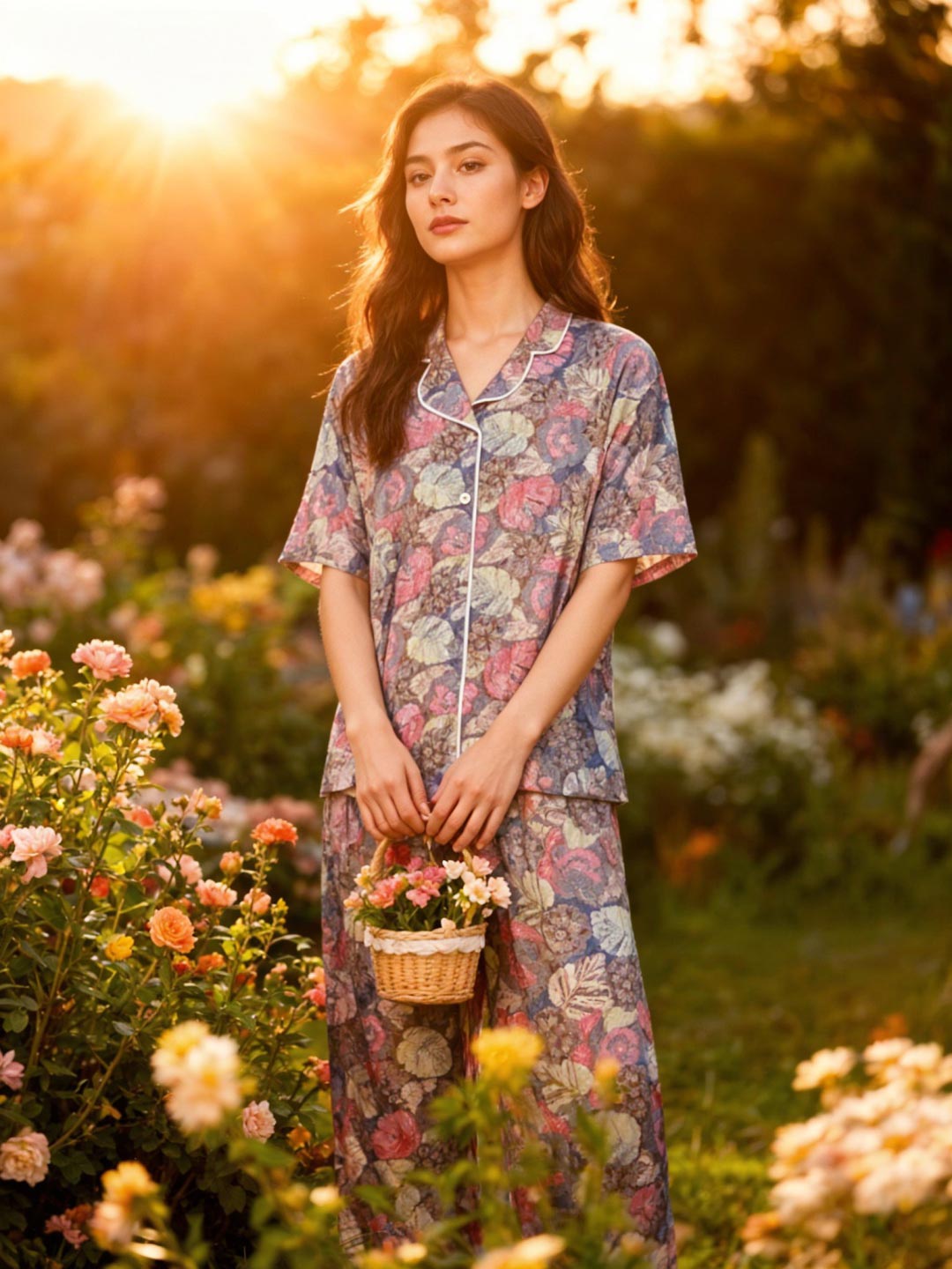 heroica printed loungewear for women#color_marine