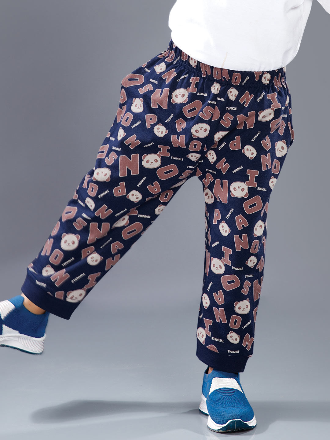 koko printed full pant for boys color mirage