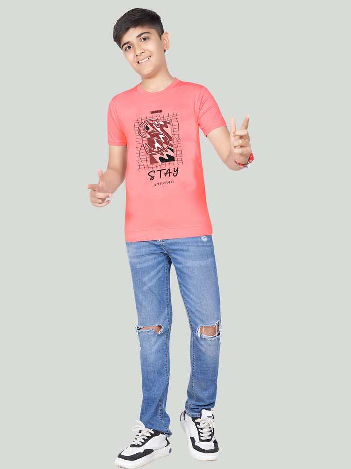 20-20 classic t-shirt for boys #color_light-salmon-pink