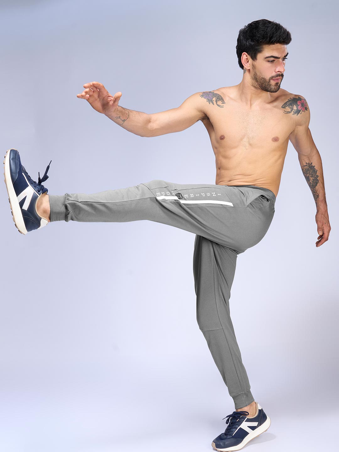 mens looper z 4065 full pant color grey