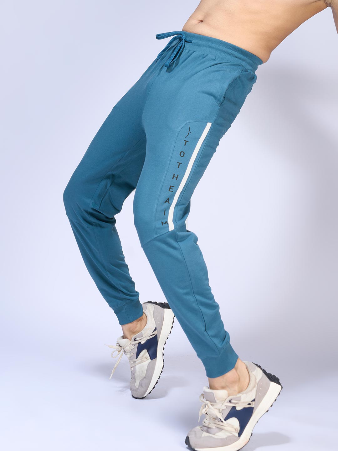mens looper z 4065 full pant color silk blue