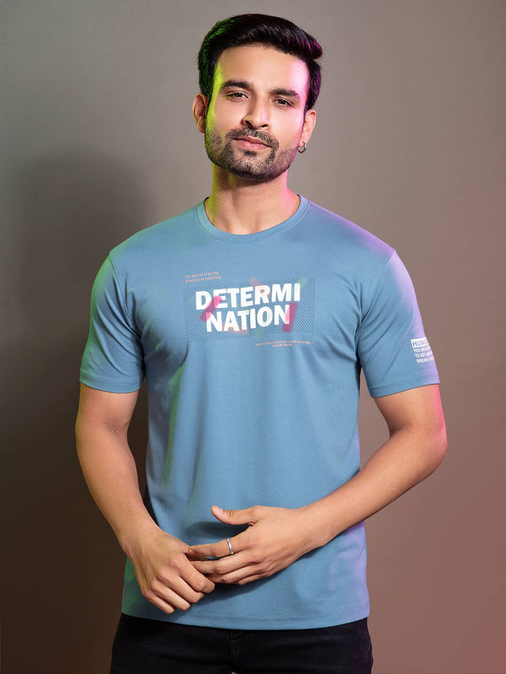 Tencel Lycra Printed T-Shirt