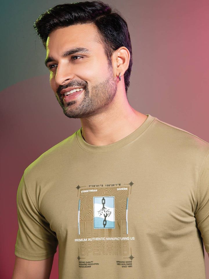 Tencel Lycra Printed T-Shirt