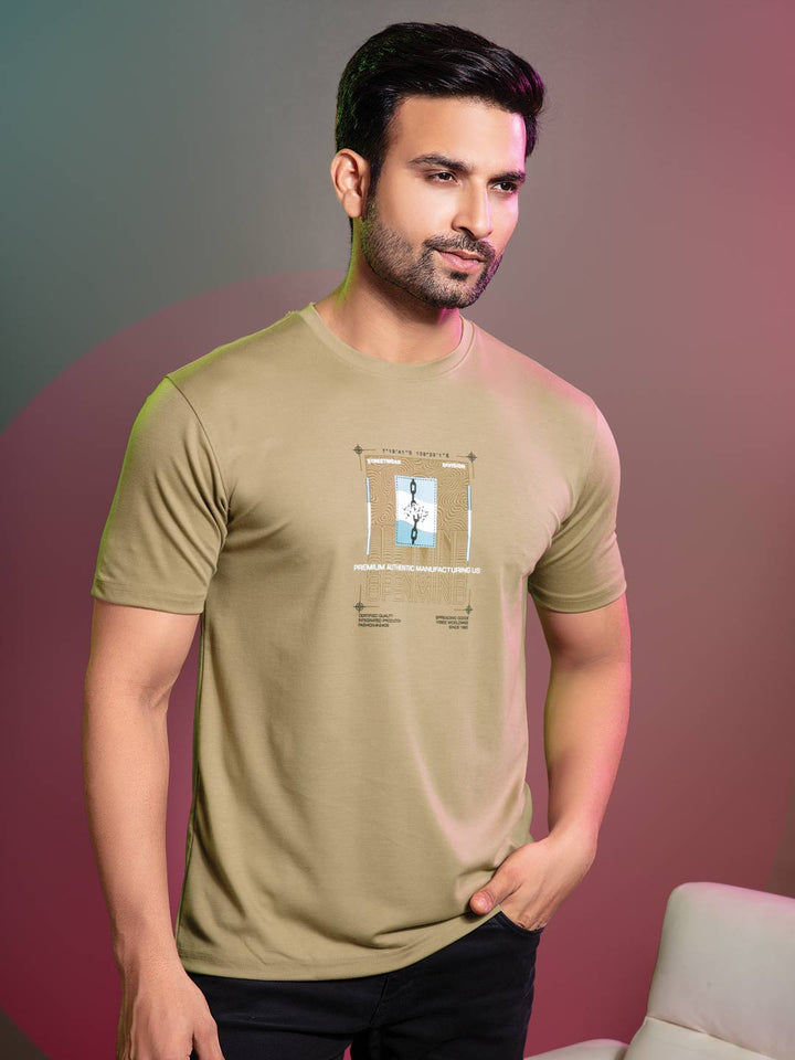 Tencel Lycra Printed T-Shirt