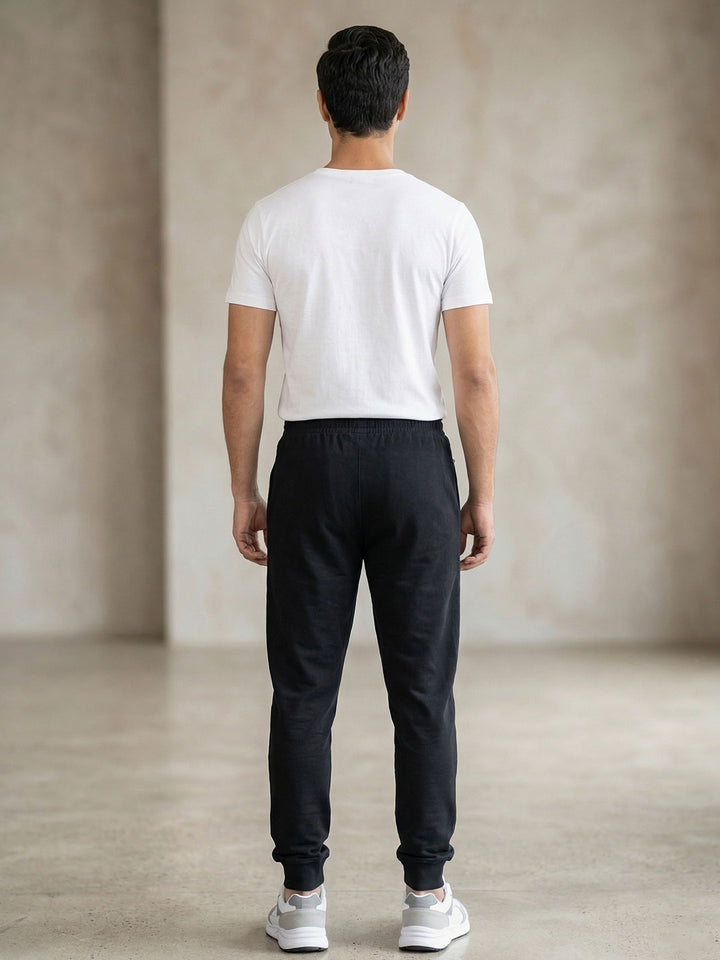 Tencel full length pant for men color black