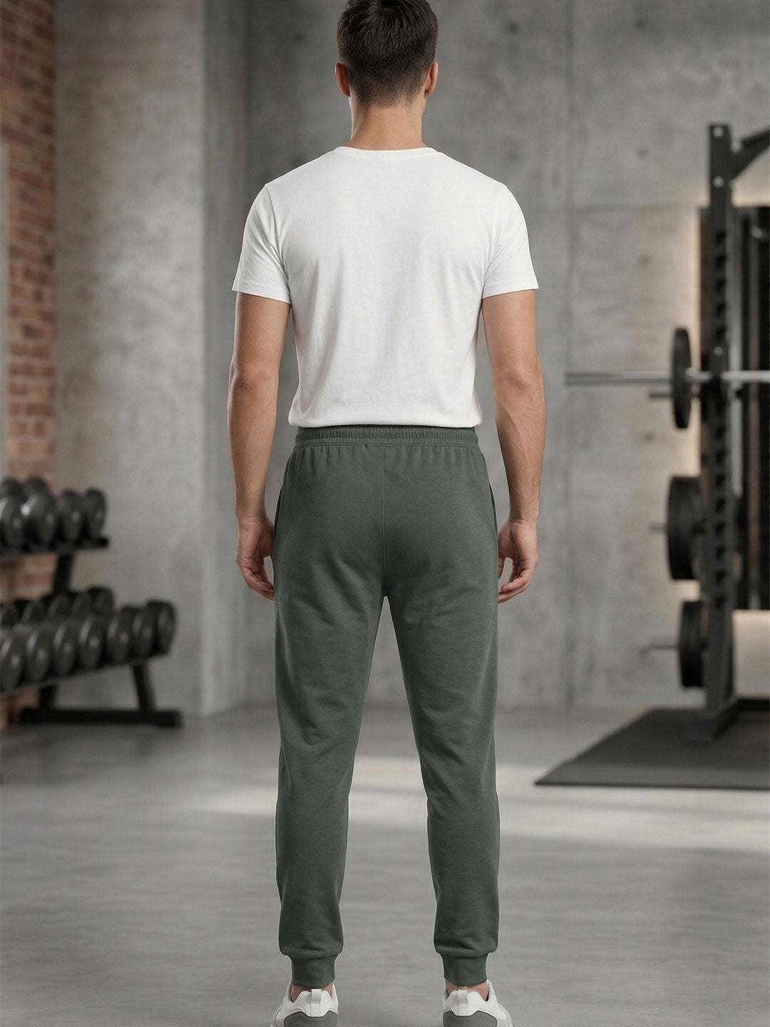 Tencel full length pant for men color cactus