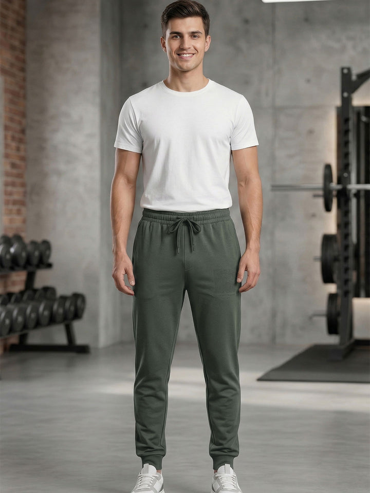 Tencel full length pant for men color cactus