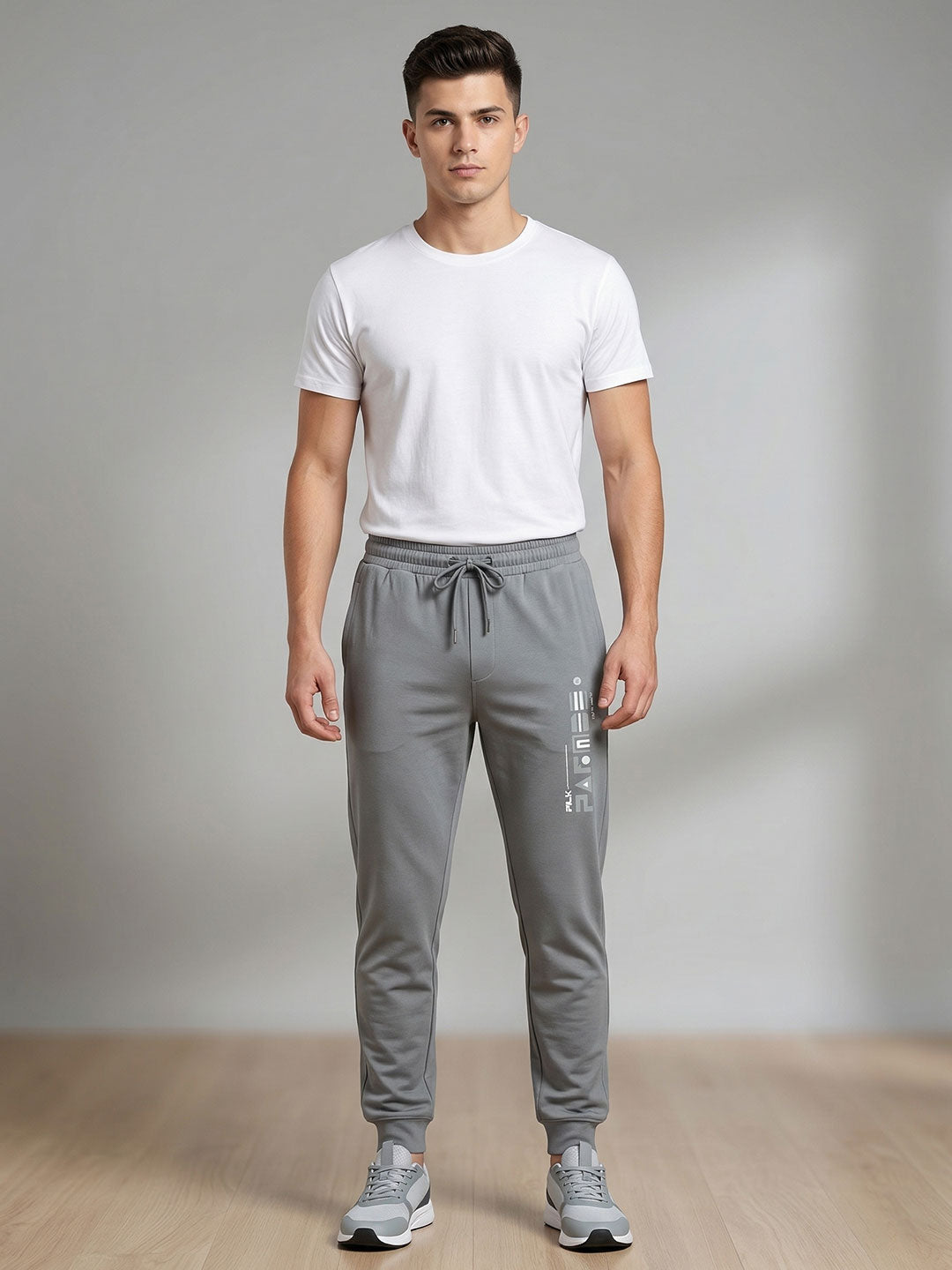 Tencel full length pant for men color dusty grey