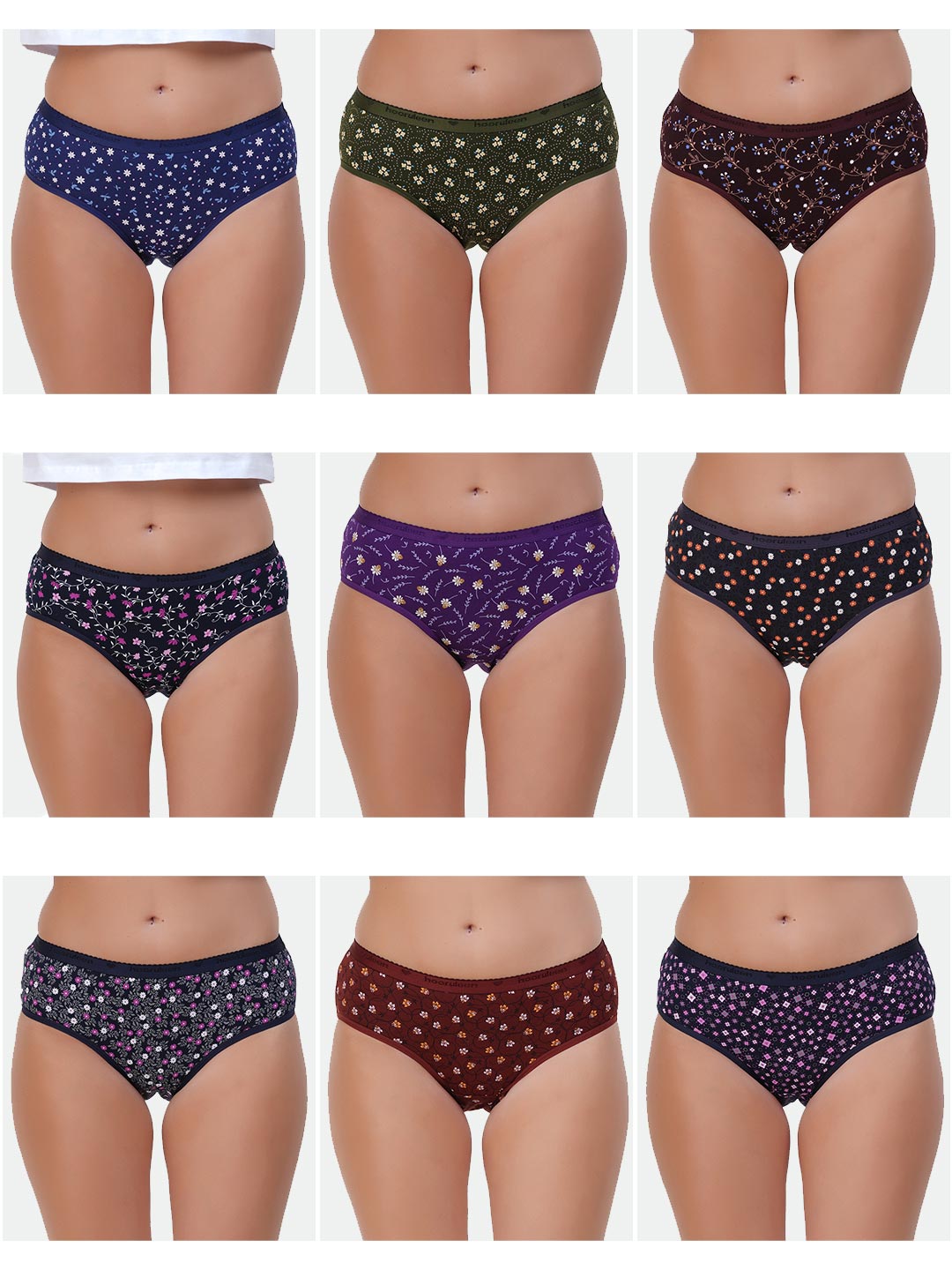 Myna Women Printed Panties (Pack Of 2)