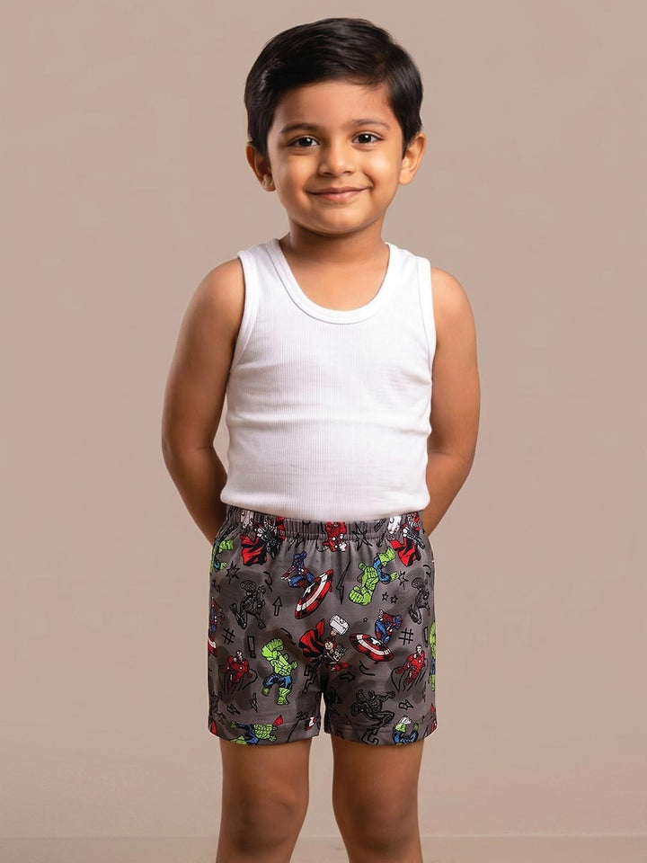Marvel super print drawer for boys assorted pack of 3