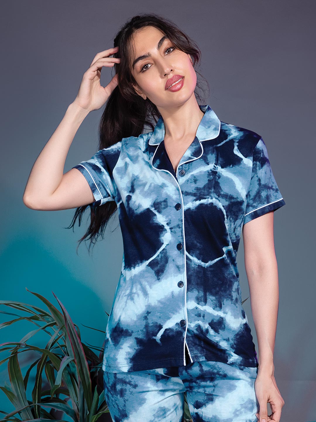 aara full pant set for women with collar