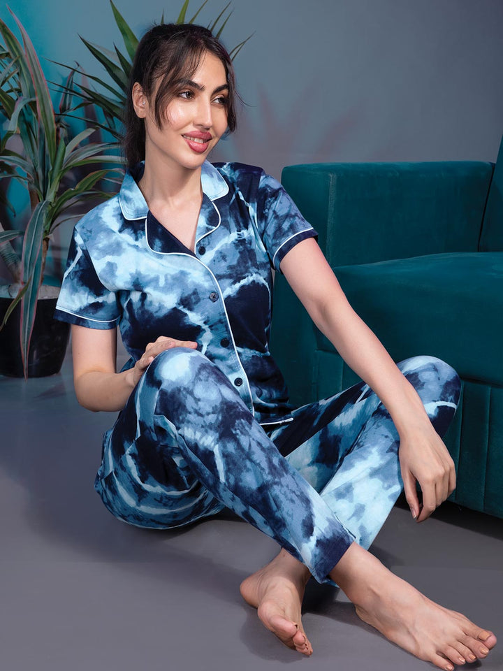 aara full pant set for women with collar