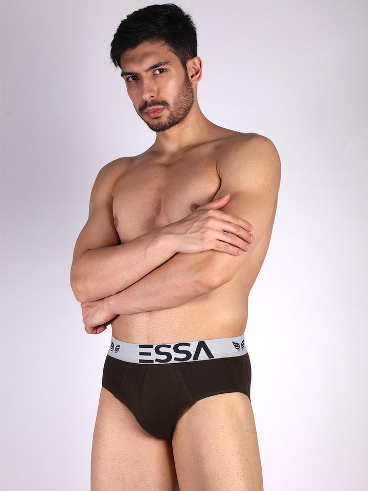 mr fit 4105 plain brief #color_bistre