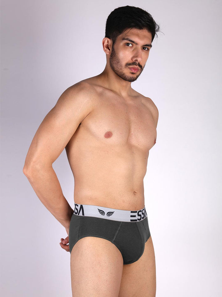 mr fit 4105 plain brief #color_charcoal-grey