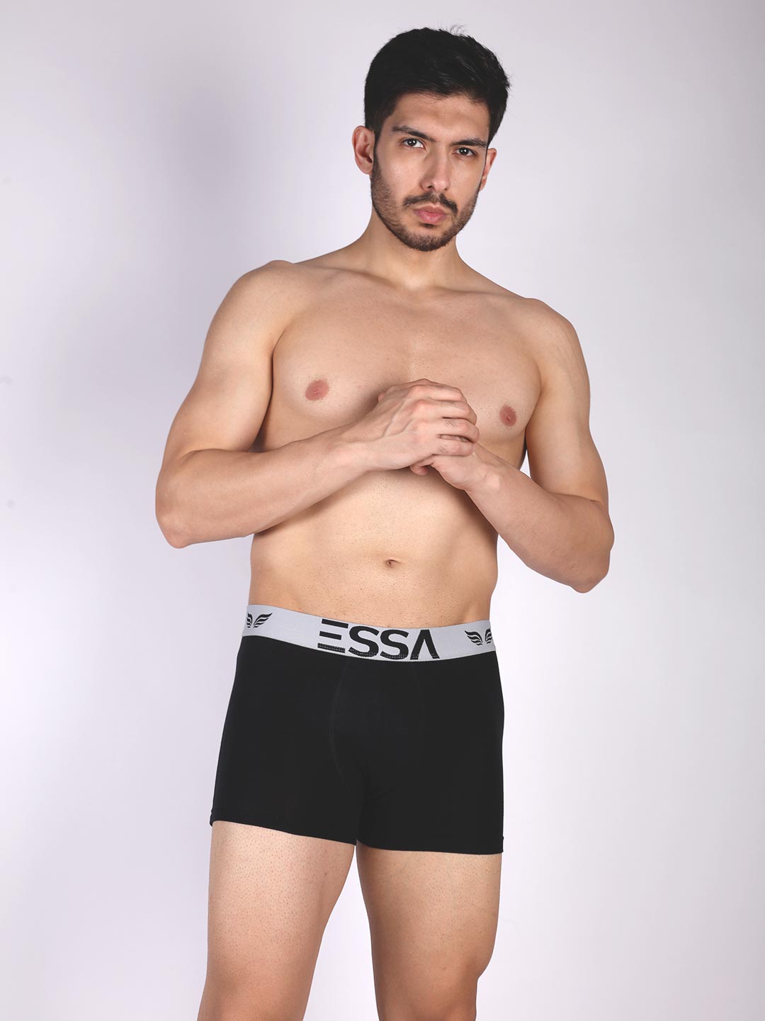 mr fit plain trunk outer elastic for men #color_black