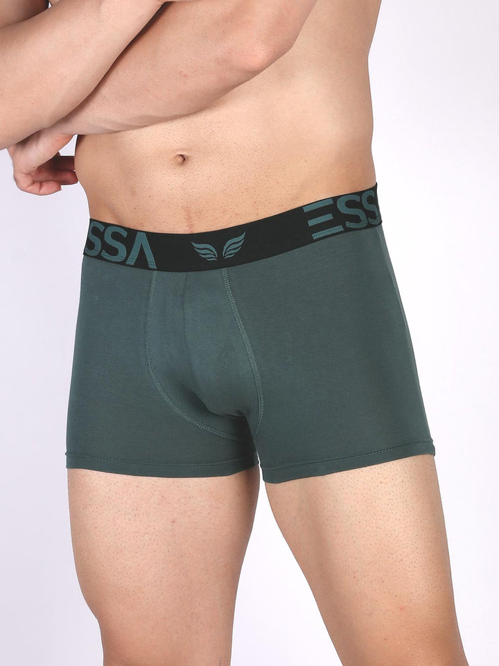 mr fit plain trunk outer elastic for men #color_deep-teal