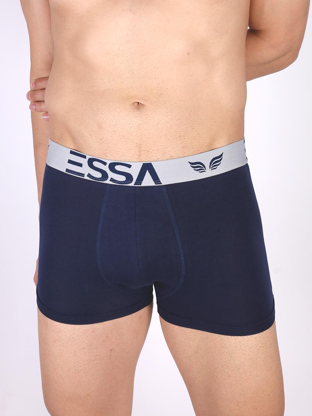 mr fit plain trunk outer elastic for men #color_nile-blue