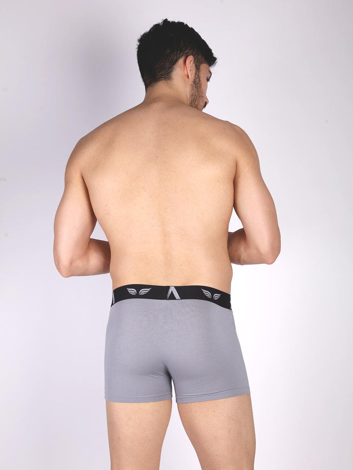mr fit plain trunk outer elastic for men #color_silver-grey
