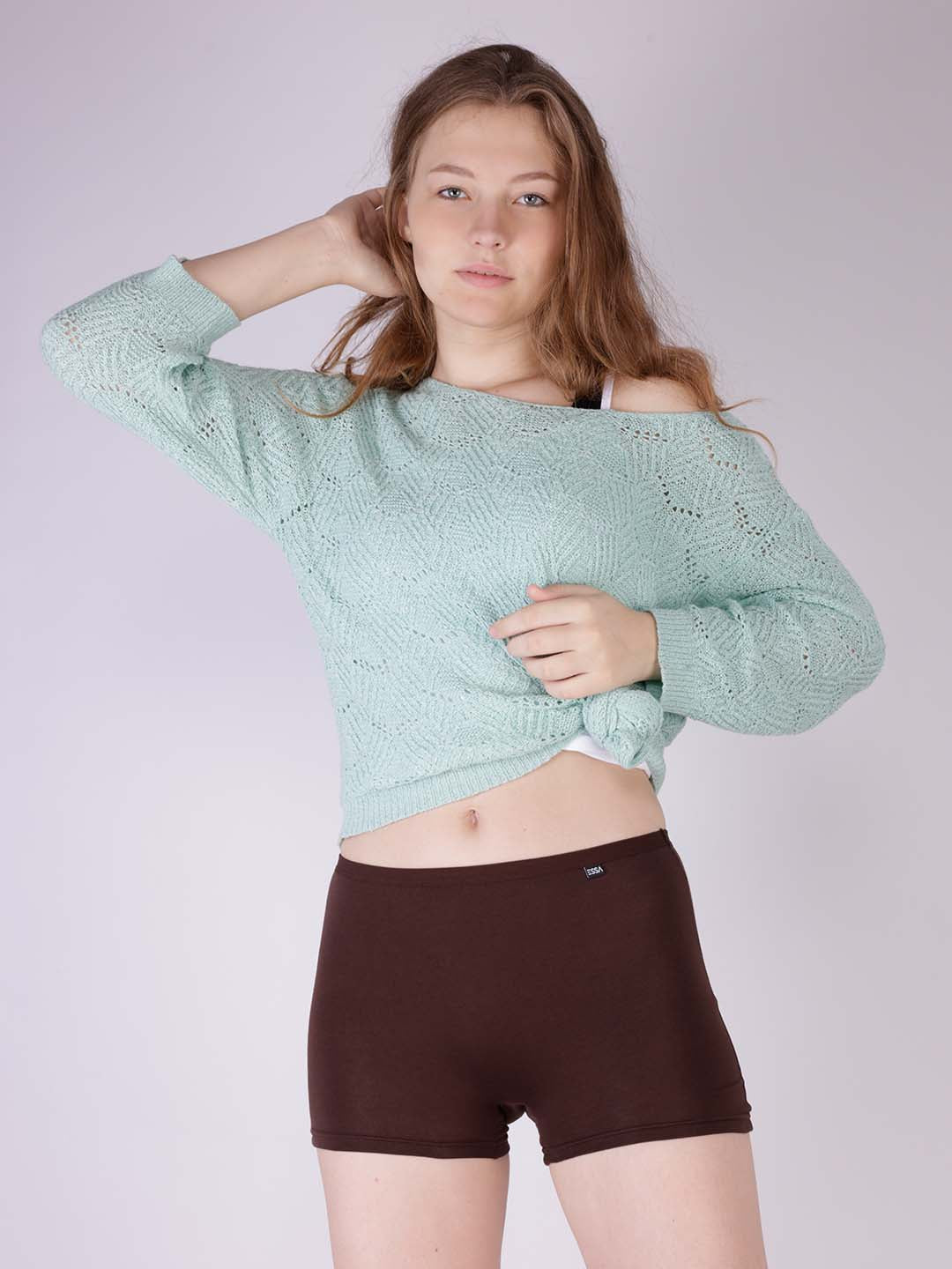 miss fit women plain boyshort combo pack of 3 