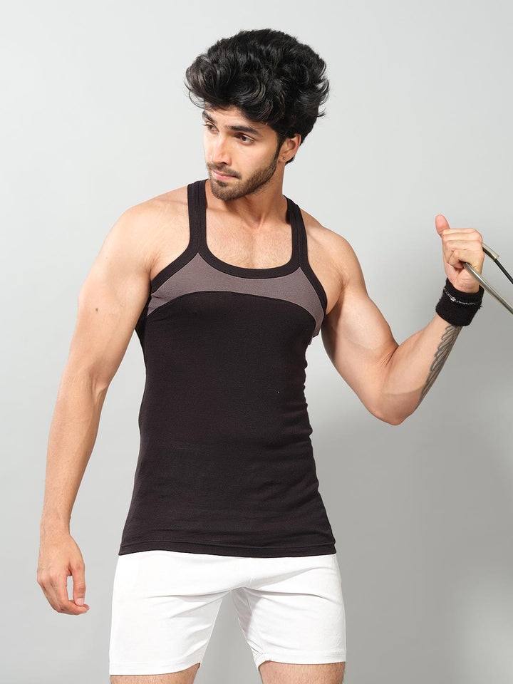 power zone gym vest for men #color_bistre