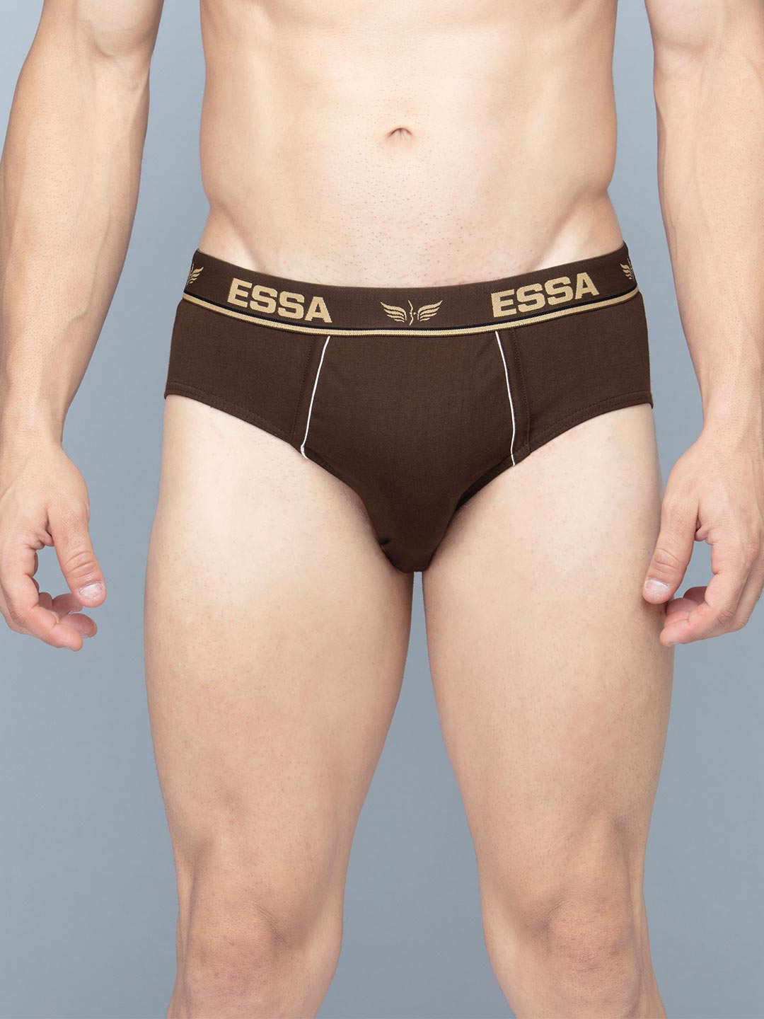 smarto mini cotton briefs for men-essa garments#color_irish-coffee