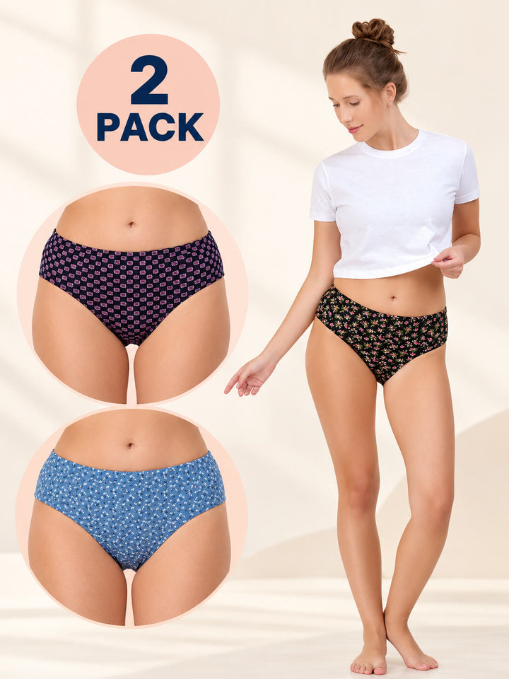 Sweet Day Women Printed Panties (Pack Of 3)