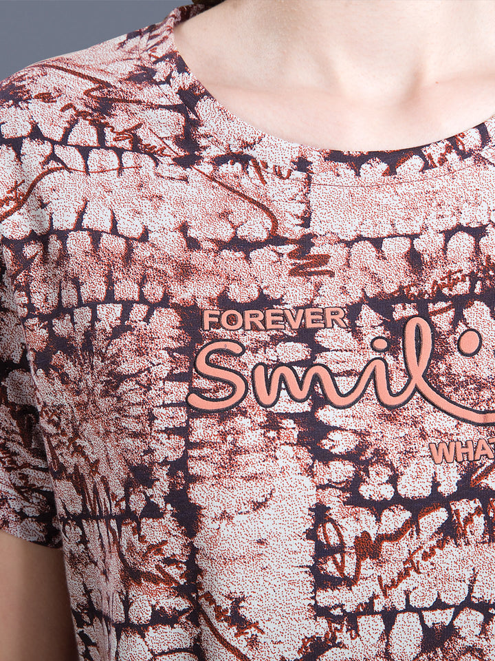Syra printed short set for women color pale silver