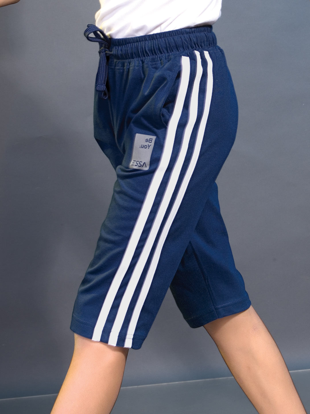 Trico 3/4th pant for boys color marine