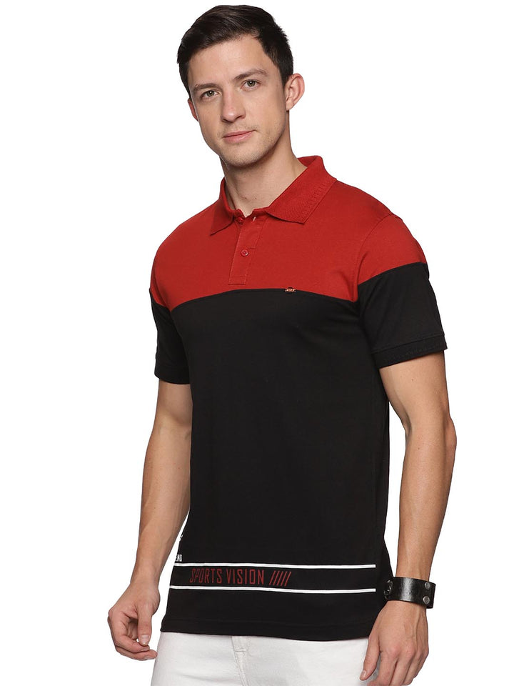 shine-3 polo t-shirt for men #color_black