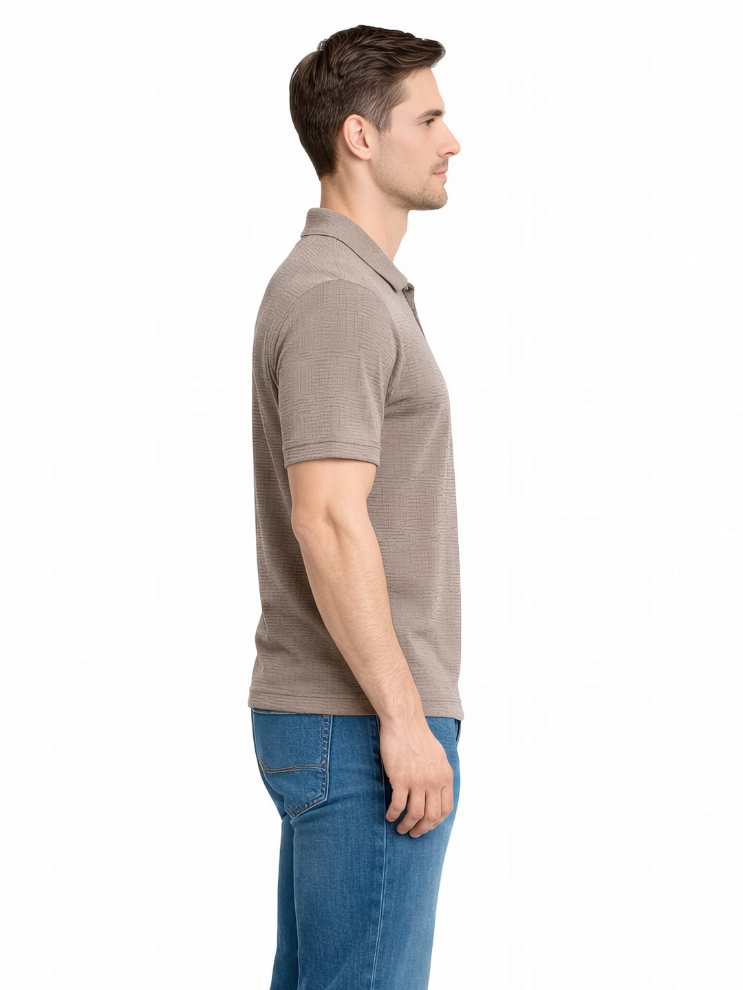 Old Money Textured Polo T-Shirt