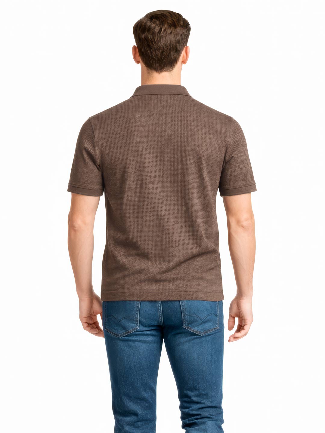 Old Money Textured Polo T-Shirt