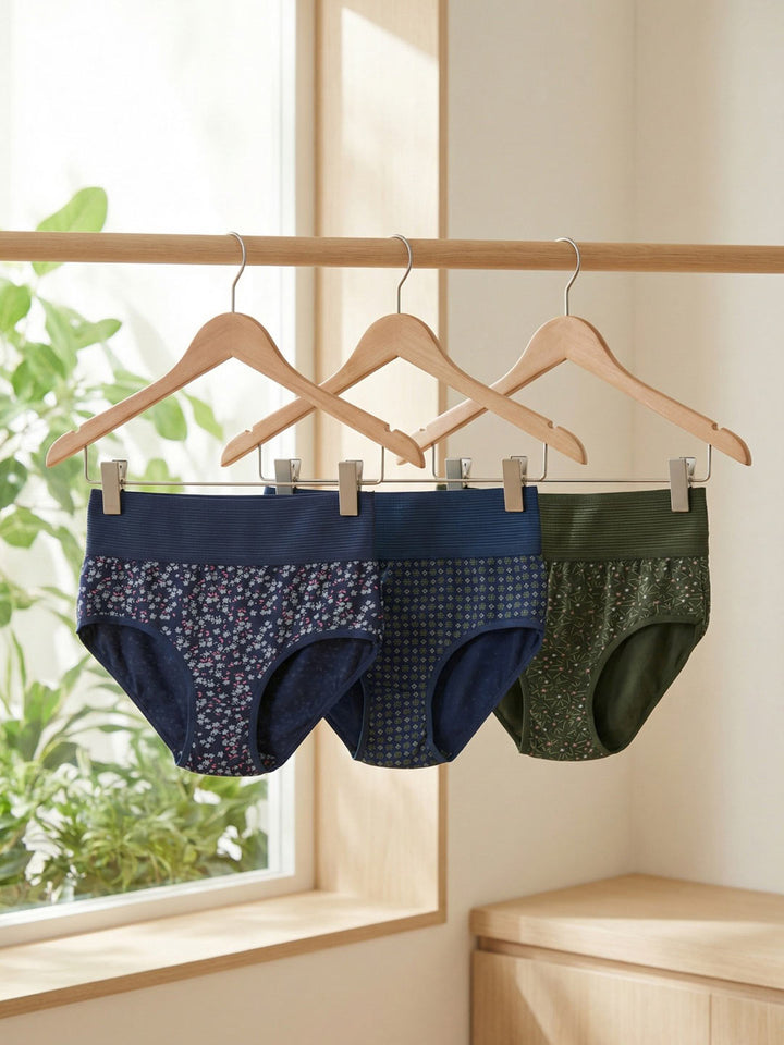 Tummy Tucker Printed Panties (Pack Of 3)
