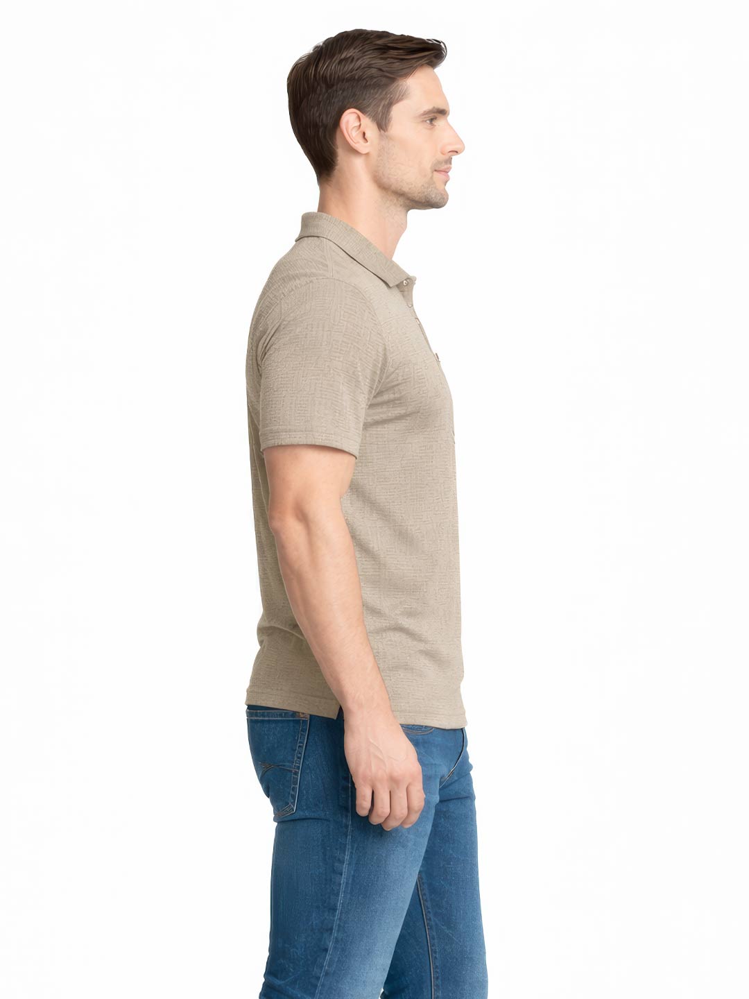 Old Money Textured Polo T-Shirt