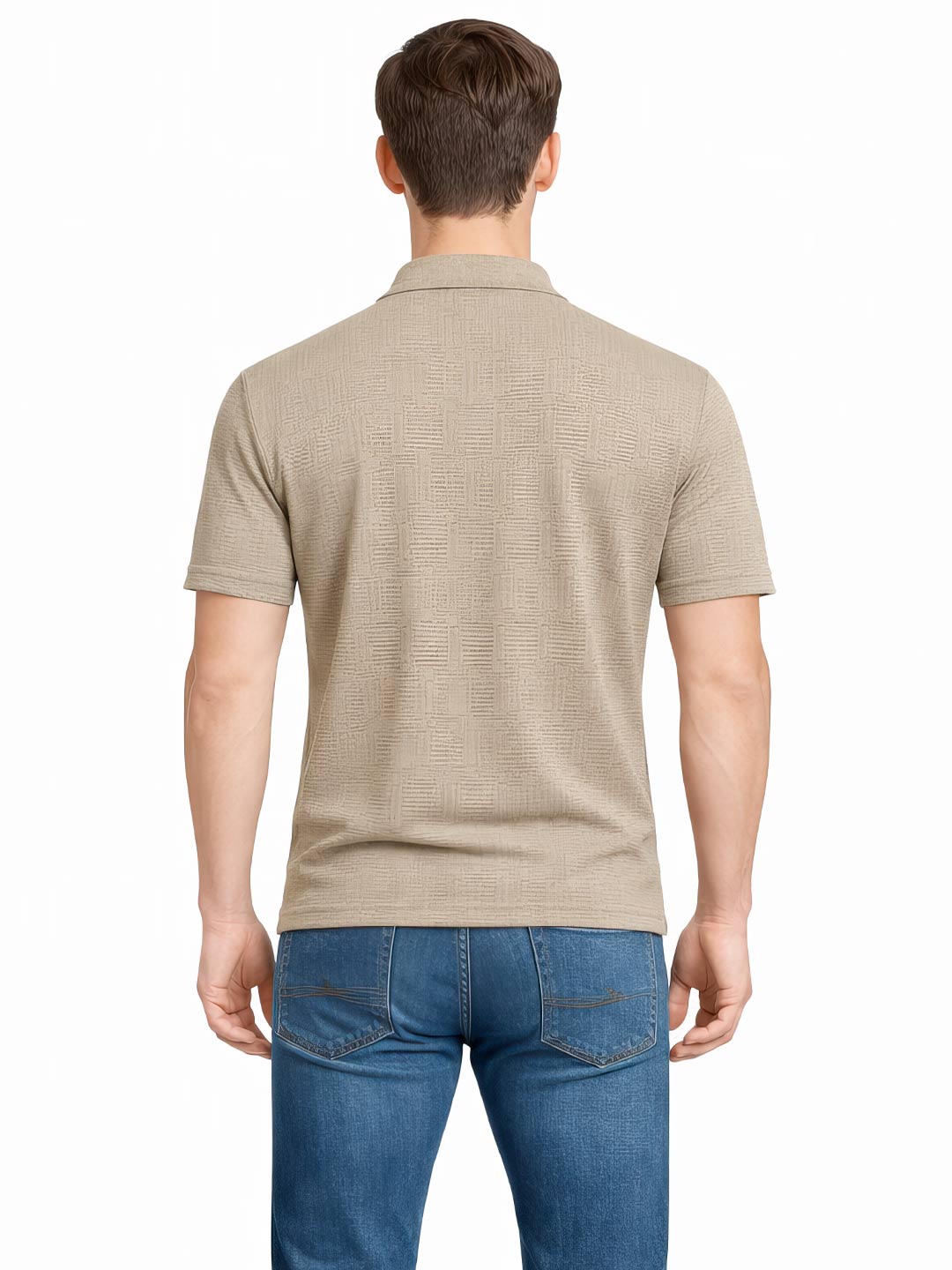 Old Money Textured Polo T-Shirt