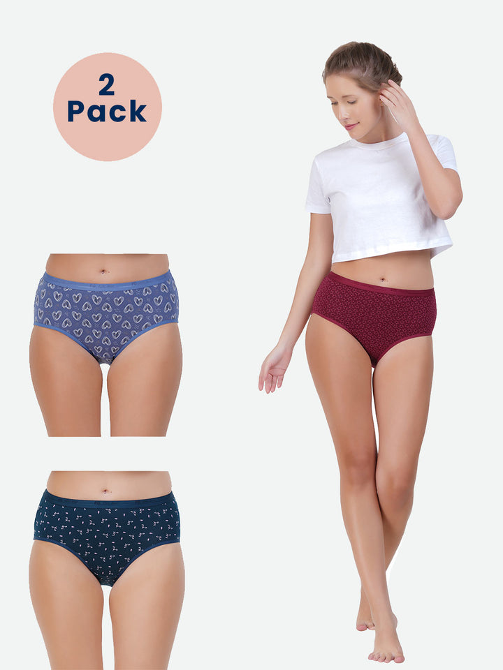 Micro Modal Printed Panties (Pack Of 2)