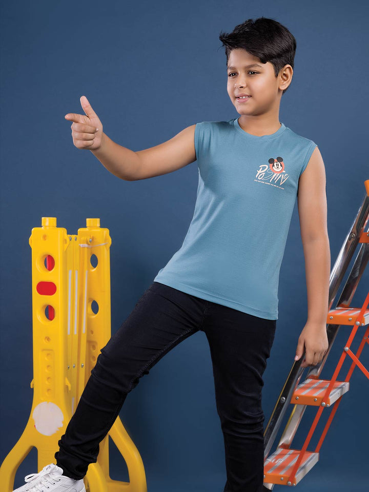 b-3637 rnbs printed t-shirt for boys