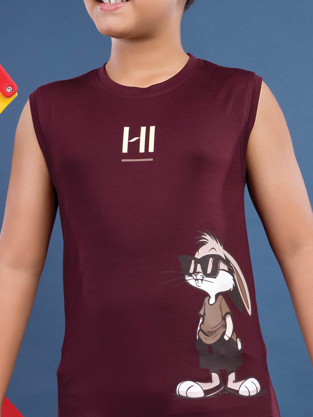 b-3637 rnbs printed t-shirt for boys