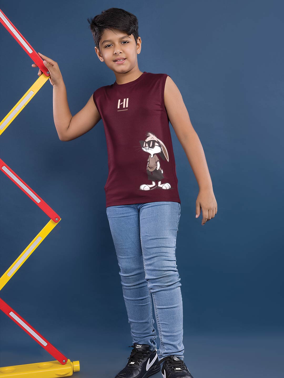 b-3637 rnbs printed t-shirt for boys