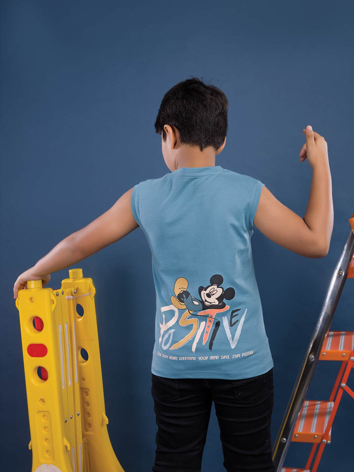 b-3637 rnbs printed t-shirt for boys