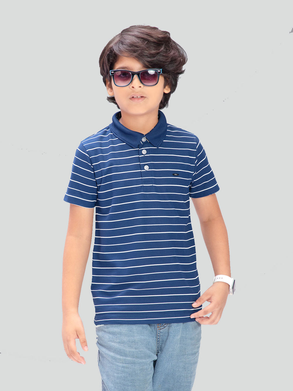 fs-0760 collar polo striped dark blue t-shirt for boys #color_astronaut-blue