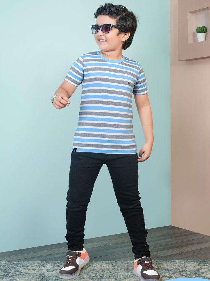 fs-255 t-shirt for boys #color_steel-blue