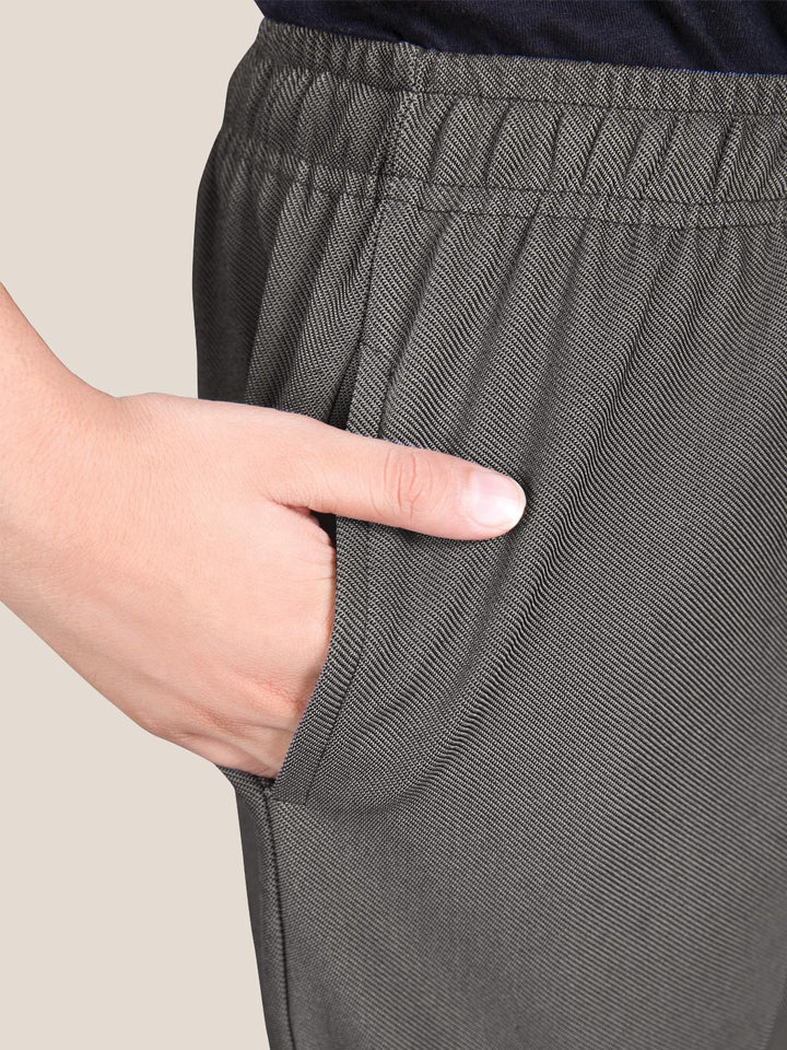 plain full pant for boys color bronco