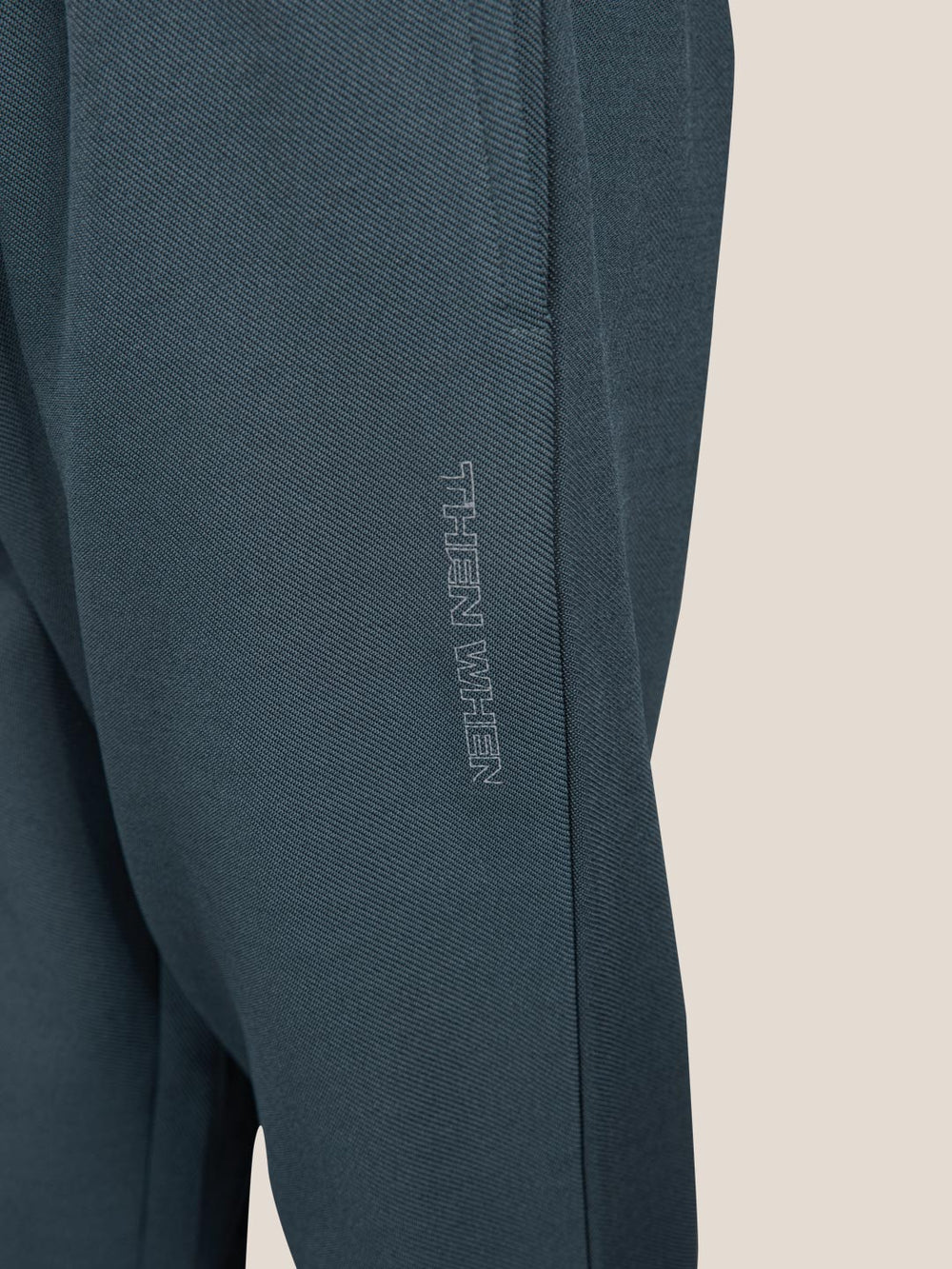 plain full pant for boys color nile blue