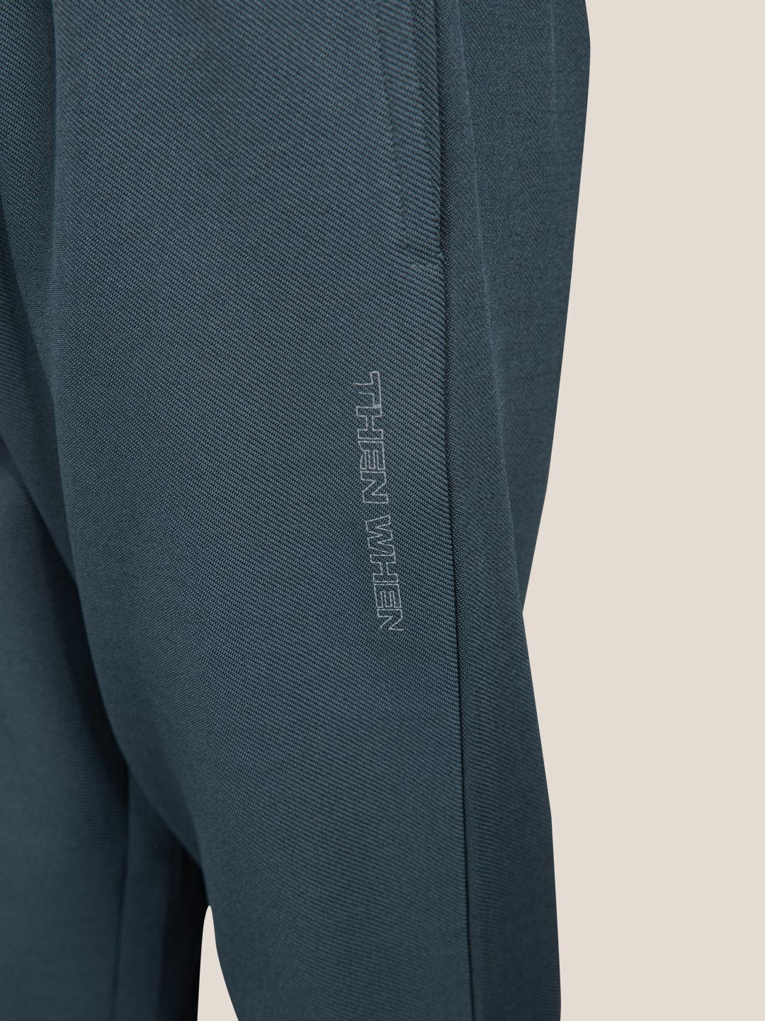 plain full pant for boys color nile blue