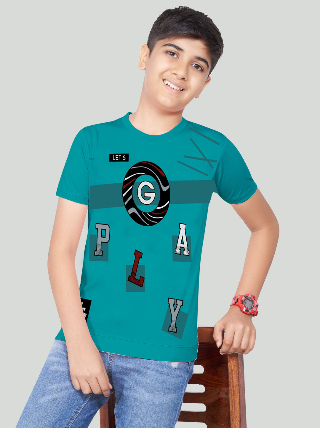 20-20 classic t-shirt for boys #color_bondi-blue