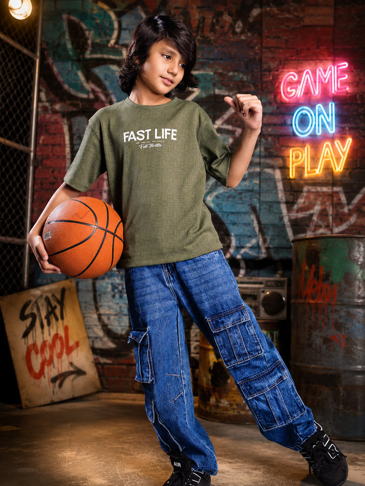 Boys Drop Shoulder T-Shirt